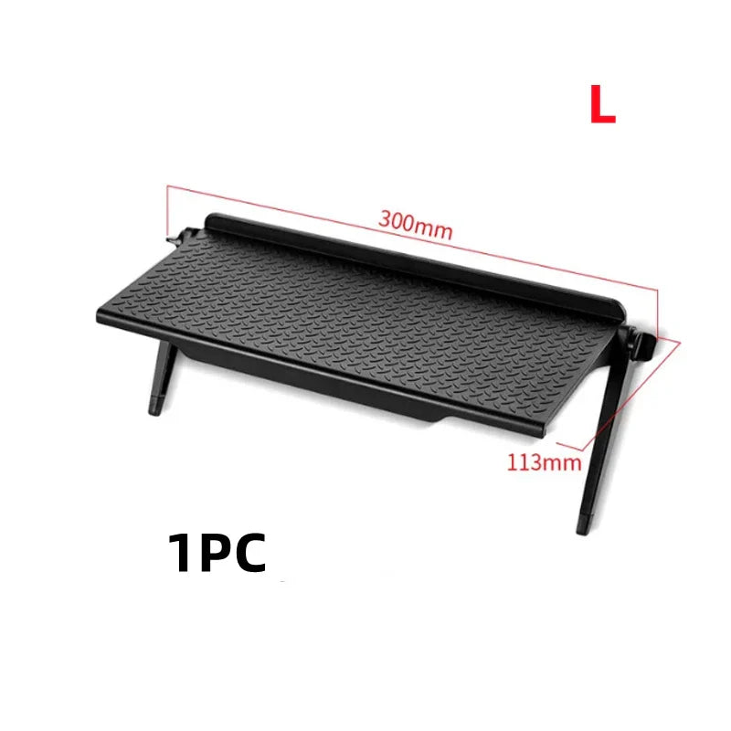 TV Screen Top Storage Shelf Adjustable Monitor Storage Rack Computer Desktop Display Stand TV Router Storage Rack Home Organizer
